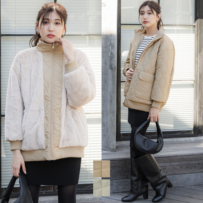 AKTE ロング ボア コート モカ ロングボアコート モカ AKTE (アクテ 