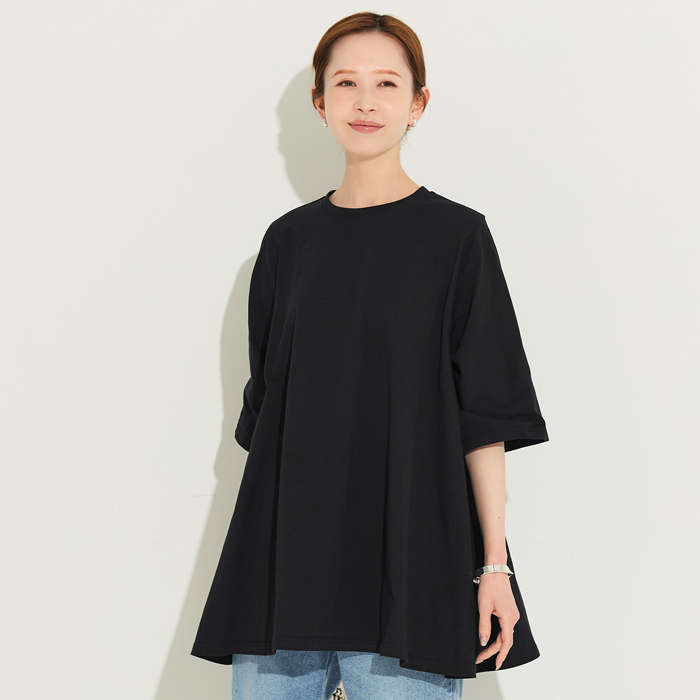 Aラインフレアチュニック